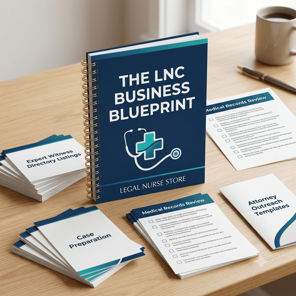 LNC Business Blueprint | Complete Legal Nurse Consultant Workbook