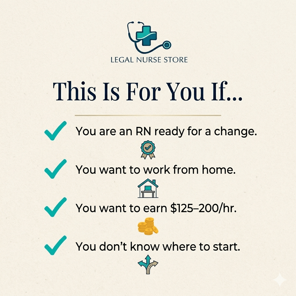 LNC Starter Guide | Legal Nurse Consultant Beginner PDF | How to Launch Your LNC Career | Nurse Career Workbook