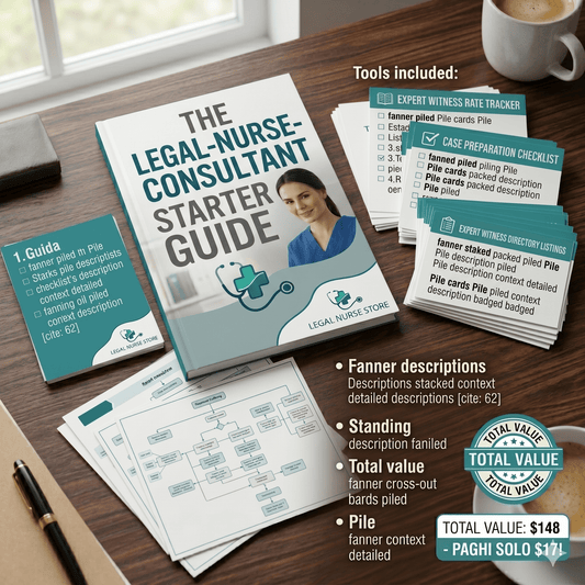 LNC Starter Guide | Legal Nurse Consultant Beginner PDF | How to Launch Your LNC Career | Nurse Career Workbook