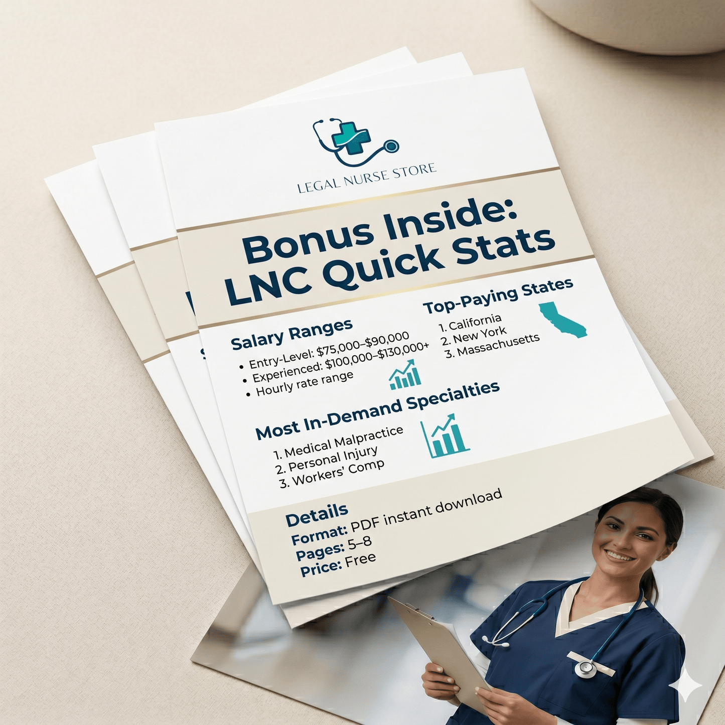 Free LNC Starter Guide | 5 Things Every RN Should Know Before Becoming a Legal Nurse Consultant