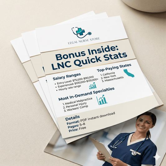 Free LNC Starter Guide | 5 Things Every RN Should Know Before Becoming a Legal Nurse Consultant