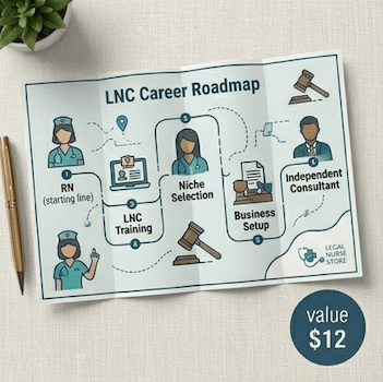 LNC Operations Pack Bundle | Legal Nurse Consultant Case Management Kit PDF | Checklists Planner Tools