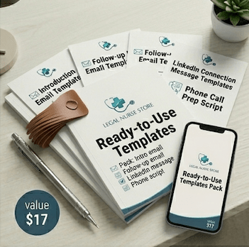 LNC Outreach Toolkit | Legal Nurse Consultant Client Acquisition PDF | Attorney Outreach Templates