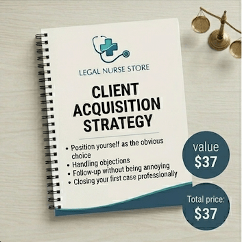 LNC Outreach Toolkit | Legal Nurse Consultant Client Acquisition PDF | Attorney Outreach Templates