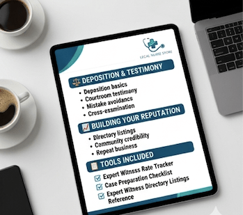 Medical Malpractice LNC Toolkit | Legal Nurse Consultant Malpractice Guide PDF | Checklists Templates Case Review